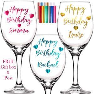 PERSONALISED VINYL PRINTED GLASSES