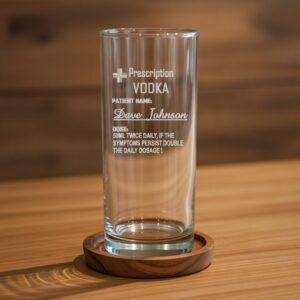 Highball Glass Prescription Vodka