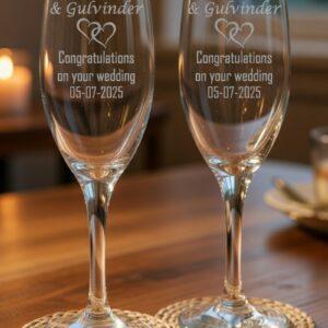 Wedding Champagne Flutes Des1