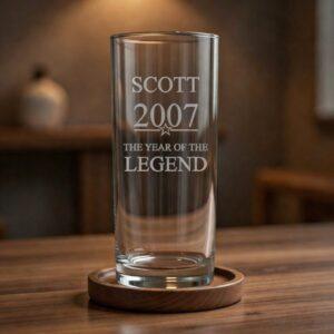 Personalised Engraved Highball Glasses