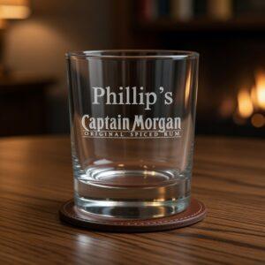 Dark Rum Personalised Whisky Glass