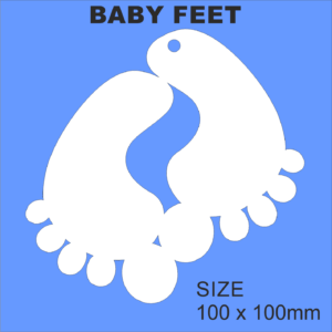 Acrylic Baby Feet