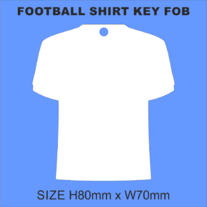 Football Shirt Keyrings X10