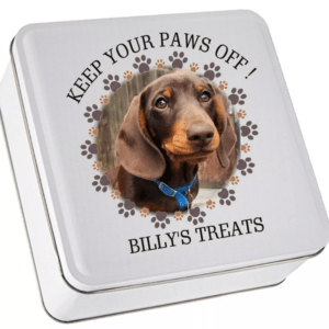 Personalised Pet Treat Tin