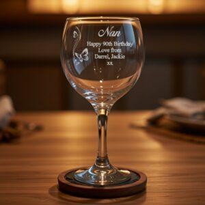 Birthday Butterfly Border Gin