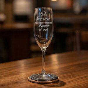 Classy Drunk Prosecco Glass