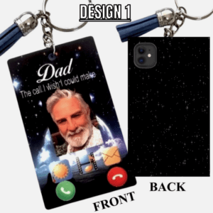 Personalised Memorial Phone Keyring