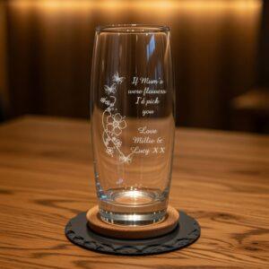 Personalised Curved Highball Glasses