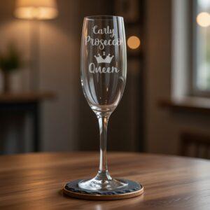 Prosecco Queen Glass