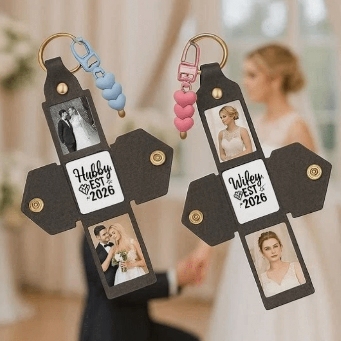 Personalised Wedding Key Fobs