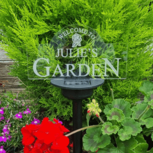 personalised LED garden sign