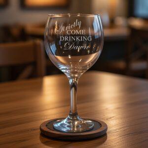 Personalised Engraved Gin Glasses