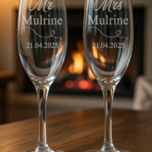 wedding champagne flutes des4