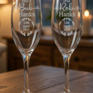 wedding champagne flutes des6