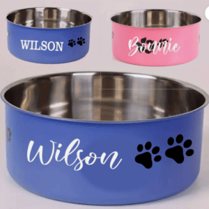 Personalised pet Feeding Bowls